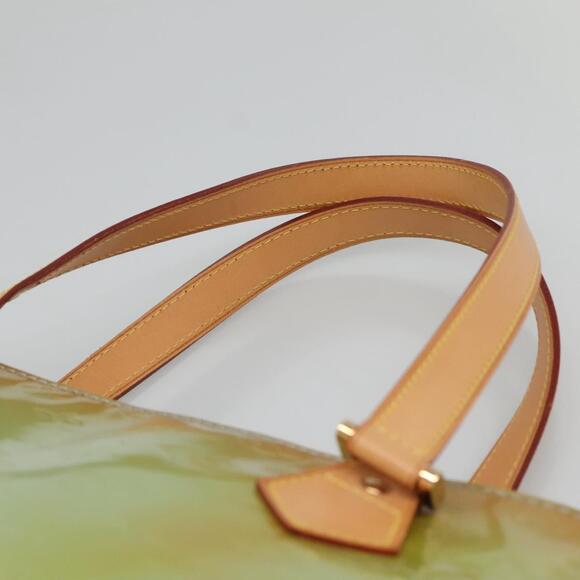 LOUIS VUITTON Monogram Vernis Houston Hand Bag Baby Blue M91005 - Picture 8 of 12